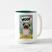 Süße Französische Bulldogge Kaffeetasse (VorderseiteRechts)