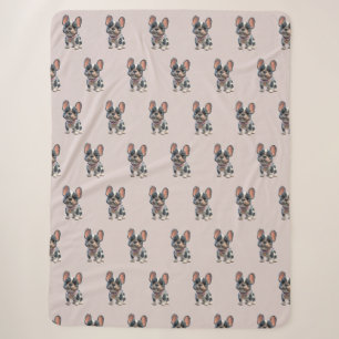 Süße Französische Bulldogge Sherpadecke