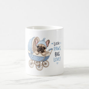 Süße Französische Bulldogge Welpe Babysportwagen R Kaffeetasse