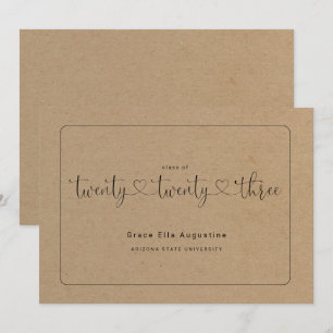 Süße Frauen-Abschlussankündigung  Einladung