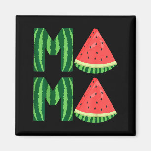 Süße Frauen Wassermelone Mama Vintage Sommer Fruch Magnet