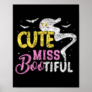 Süße Fräulein Bootiful Mädchen Grusel Kostüm Hallo Poster