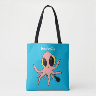 Süße, freche Baby-Oktopus-Cartoonfigur Tasche
