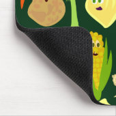 Süße freche Gemüse! Mousepad (Ecke)