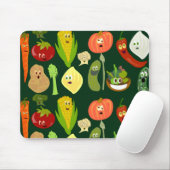 Süße freche Gemüse! Mousepad (Mit Mouse)