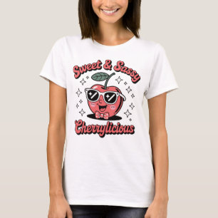 Süße & freche Kirsche mit Stil T-Shirt