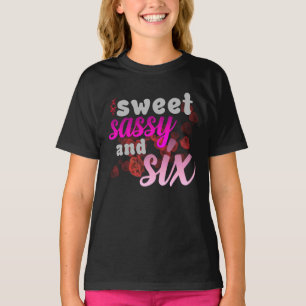 Süße Freche Sechs – Premium-T-Shirt für Sechsjähri T-Shirt