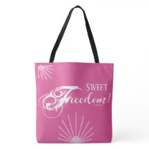 Süße Freiheit! 18" Schulter-Tasche (Pink)