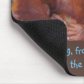 Süße Freund-Umarmung drei eine Menge Mousepad (Ecke)