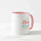 Süße Freundlichkeit zählt Typografie Tasse (VorderseiteRechts)