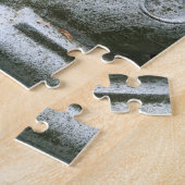 Süße friedliche schlafende junge Mönch-Stein-Skulp Puzzle (Seite)