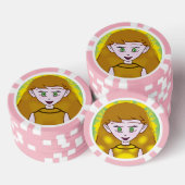 Süße Frohe Pokerchips (Stapel)
