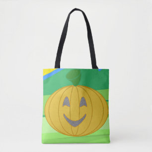 Süße fröhliche Ernte-Kürbis-Orangen-Halloween Tasche