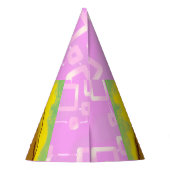 Süße fröhliche Partyhut (Rückseite)