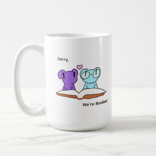 Süße Frosch-Buchliebhaber Kaffeetasse
