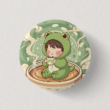 Süße Frosch-Coffee-Tale-Design