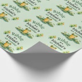 Süße Frosch-Geburtstagsfeier Geschenkpapier (Ecke)