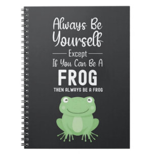 Süße Frosch-Geschenke Glückliche Lustige Cartoon-T Notizblock