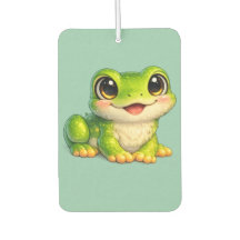 Süße Frosch mit großen Augen Kawaii-Tierdesign