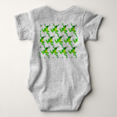 Süße Frösche Baby Strampler (Rückseite)