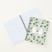 Süße Frösche im Seerosenteich Notizblock (Innenseite)