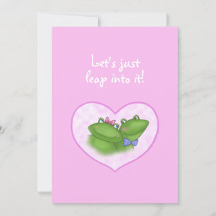 Süße Frösche in Herz Valentinstagskarte Feiertagskarte