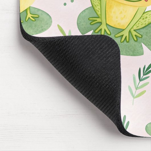 Süße Frösche Muster Mousepad (Ecke)