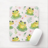 Süße Frösche Muster Mousepad (Mit Mouse)