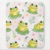 Süße Frösche Muster Mousepad (Vorne)
