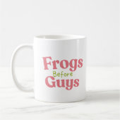 Süße Frösche vor Typen Kaffeetasse (Links)