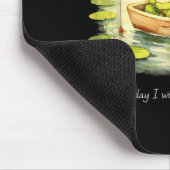 Süße Frösche werden das Leben leicht ruhig gemütli Mousepad (Ecke)