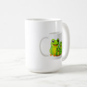 Süße Froschfamilie Kaffeetasse (VorderseiteRechts)