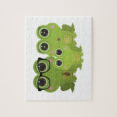 Süße Froschfamilie Puzzle (Vertikal)