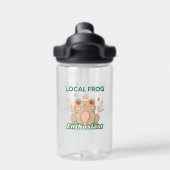 Süße Froschkunst Trinkflasche (Rückseite)