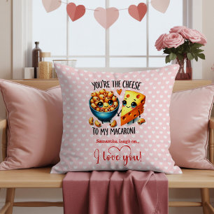 Süße Frucht Wortspiel Namens Valentinstag Akzent K Kissen