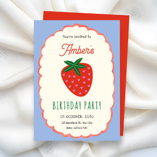 Süße Frucht zum Geburtstag Einladung