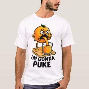 Süße Früchte Lustiger Orangensaft T-Shirt