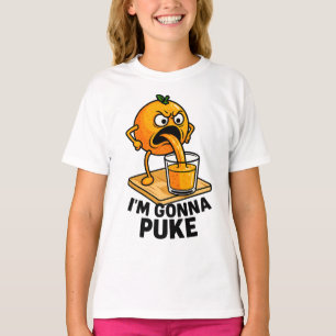 Süße Früchte Lustiger Orangensaft T-Shirt