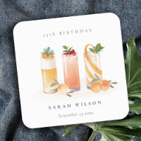 Süße Fruchtsaftcocktail Orange Blush Geburtstag fü