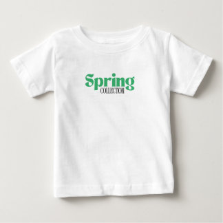 Süße Frühling-Typografie Baby T-Shirt | Saisonales