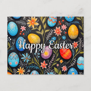 Süße Frühlings- Frohe Ostern Collage Postkarte