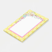 Süße Frühlingsblumen Post-it Klebezettel (angewinkelt)