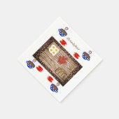 Süße Frühstück-Ei-Papier-Servietten Serviette (Ecke)