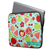 Süsse Fruities Laptopschutzhülle (Vorderseite Links)