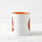 Süße Fuchs-Fans fügen Monogramm hinzu Tasse (Zentrum)