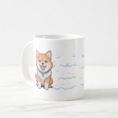 Süße Fuchs Muster Illustration Kaffeetasse (Vorderseite Links)