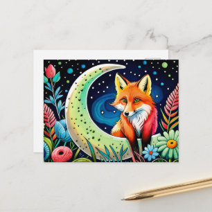 Süße Fuchs-Tierliebhaber Postkarte