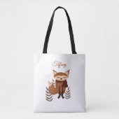 Süße Fuchs-Winter-Illustration Tasche (Vorderseite)