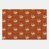 Süße Fuchs-Zitate „Füchse machen mich glücklich“ Geschenkpapier Set (Vorderseite 3)