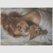 Süße Fuchsbegleiter-Decoupage Seidenpapier (Vorderseite)